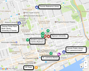CAPAL17 scavenger hunt map